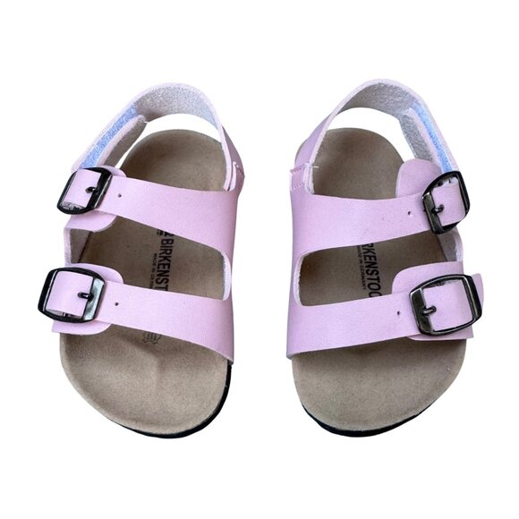 Birkenstock Other - BIRKENSTOCK Pink Milano Sandals Girls US 4 EU 22 Baby Girl Toddler Shoes